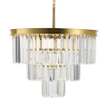 Lampa wisząca SPLENDORE 50 cm - żyrandol złoto-kryształowy DN915-50A Step into Design