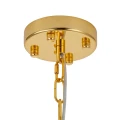Lampa wisząca SPLENDORE 50 cm - żyrandol złoto-kryształowy DN915-50A Step into Design