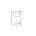 Lampa ogrodowa kamień DIAMOND XL LED RGBW 16 kolorów 60 cm ES-ST016 Step into Design