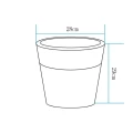 Lampa ogrodowa donica FLOWER POT S LED RGBW 16 kolorów 29 cm ES-FL021 Step into Design