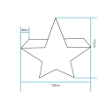 Lampa ogrodowa dekoracyjna gwiazda STAR XL LED RGBW 16 kolorów 120 cm ES-CR014 Step into Design