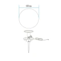 Lampa ogrodowa kula BALL L biała 60 cm ES-B060 Step into Design