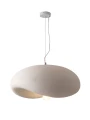 Lampa wisząca STONE FLAT 60 cm - biała DN429-600 Step into Design