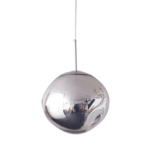 Lampa wisząca GLAM L srebrna 38 cm MP-1239-380 chrome Step into Design