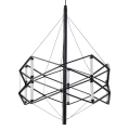 Lampa wisząca SPACE LED czarna 60 cm ST-9858 P/S black Step into Design