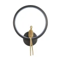 Lampa ścienna AMICI RING 27 cm LED złoto czarna, mosiądz ST-B3607 black Step into Design
