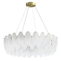 Lampa wisząca PIUMA 80 cm – biała, okrągła oprawa sufitowa ST-6289-8 Step into Design