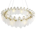 Lampa wisząca PIUMA 80 cm – biała, okrągła oprawa sufitowa ST-6289-8 Step into Design