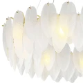 Lampa wisząca PIUMA 80 cm – biała, okrągła oprawa sufitowa ST-6289-8 Step into Design