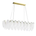 Lampa wisząca PIUMA LONG 100 cm – biała, oprawa sufitowa ST-6289-10C Step into Design