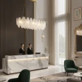 Lampa wisząca PIUMA LONG 100 cm – biała, oprawa sufitowa ST-6289-10C Step into Design