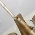 Lampa stołowa FATA transparentno złota 35 *46 cm ST-7278-S GOLD Step into Design