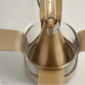 Lampa stołowa FATA transparentno złota 35 *46 cm ST-7278-S GOLD Step into Design