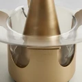 Lampa stołowa FATA transparentno złota 35 *46 cm ST-7278-S GOLD Step into Design