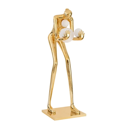 Lampa podłogowa WOMAN-2 złoty połysk 190 cm DN433-F gold Step into Design