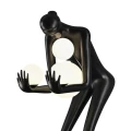 Lampa podłogowa WOMAN-2 BLACK czarna 190 cm DN433-F black Step into Design