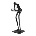 Lampa podłogowa WOMAN-2 BLACK czarna 190 cm DN433-F black Step into Design