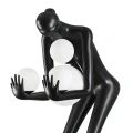 Lampa podłogowa WOMAN-2 BLACK czarna 190 cm DN433-F black Step into Design