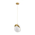 Lampa wisząca ORBITA biało-złota, akryl, 20 cm DP0067-200 Step into Design