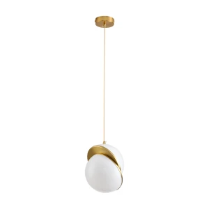 Lampa wisząca ORBITA biało-złota, akryl, 25 cm DP0067-250 Step into Design