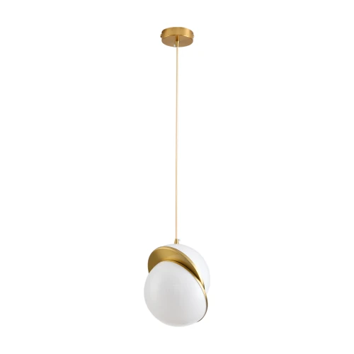 Lampa wisząca ORBITA biało-złota, akryl, 25 cm DP0067-250 Step into Design