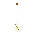 Lampa wisząca ORBITA biało-złota, akryl, 25 cm DP0067-250 Step into Design