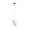 Lampa wisząca ORBITA biało-złota, akryl, 25 cm DP0067-250 Step into Design