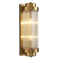 Lampa ścienna STELO 40 cm - kinkiet kryształowy LED, rama metalowa, złoty ST-88008-M Step into Design