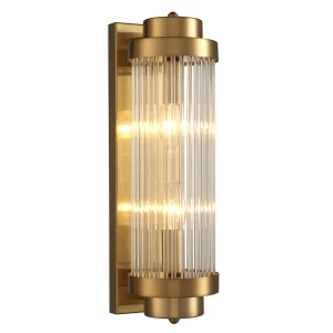 Lampa ścienna STELO 40 cm - kinkiet kryształowy LED, rama metalowa, złoty ST-88008-M Step into Design