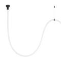 Lampa wisząca SNAKE LED wąż ledowy czarna 300 cm MD1021-3 black Step into Design