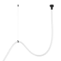 Lampa wisząca SNAKE LED wąż ledowy czarna 400 cm MD1021-4 black Step into Design
