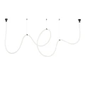 Lampa wisząca SNAKE LED wąż ledowy czarna 500 cm MD1021-5 black Step into Design