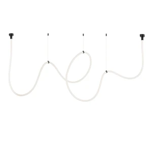 Lampa wisząca SNAKE LED wąż ledowy czarna 500 cm MD1021-5 black Step into Design