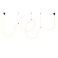 Lampa wisząca SNAKE LED wąż ledowy czarna 500 cm MD1021-5 black Step into Design