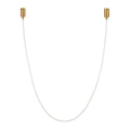 Lampa wisząca SNAKE LED 400 cm - elastyczny przewód LED, 3000K, złote uchwyty MD1021-4 gold Step into Design