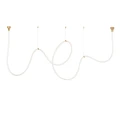 Lampa wisząca SNAKE LED wąż ledowy złota 500 cm MD1021-5 gold Step into Design
