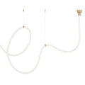 Lampa wisząca SNAKE LED wąż ledowy złota 500 cm MD1021-5 gold Step into Design