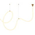 Lampa wisząca SNAKE LED wąż ledowy złota 500 cm MD1021-5 gold Step into Design