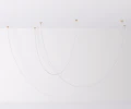 Lampa wisząca SNAKE LED wąż ledowy złota 500 cm MD1021-5 gold Step into Design