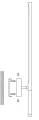 Lampa ścienna FRESCO LED złota 65 cm ST-MD1024S Step into Design