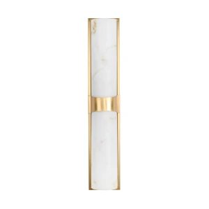 Lampa ścienna MURO LED 66 cm - biały alabaster, złote detale ST-3426-AGB-CE Step into Design
