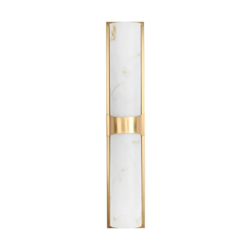 Lampa ścienna MURO LED 66 cm - biały alabaster, złote detale ST-3426-AGB-CE Step into Design
