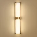 Lampa ścienna MURO LED 66 cm - biały alabaster, złote detale ST-3426-AGB-CE Step into Design