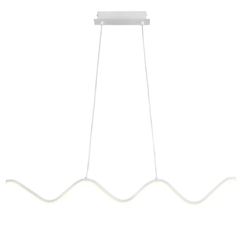 Lampa wisząca ZIGZAG 90 cm - LED, biała, falista listwa ST-MD240602 WHITE Step into Design