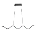 Lampa wisząca ZIGZAG 90 cm - LED, czarna, falista listwa  ST-MD240602 BLACK Step into Design