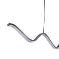 Lampa wisząca ZIGZAG 90 cm - LED, czarna, falista listwa  ST-MD240602 BLACK Step into Design