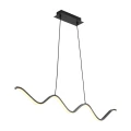 Lampa wisząca ZIGZAG 90 cm - LED, czarna, falista listwa  ST-MD240602 BLACK Step into Design