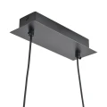 Lampa wisząca ZIGZAG 90 cm - LED, czarna, falista listwa  ST-MD240602 BLACK Step into Design