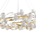 Lampa wisząca BOTANIKA złoto biała 150 cm XY080P-150 Step into Design