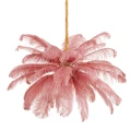 Lampa wisząca EMU 100 cm - pióra różowe ST-DN127 pink Step into Design